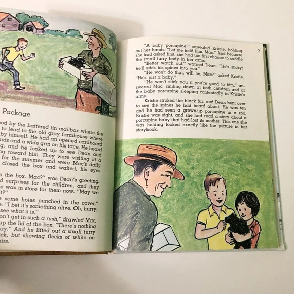 Vtg 1970 Pricky A Pet Porcupine Book Elizabeth Greenleaf Oddo - Picture 11 of 16